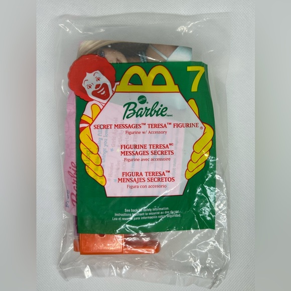 Barbie Secret Messages Teresa Figurine 2000 Matel McDonald’s Vintage Toy # 7
